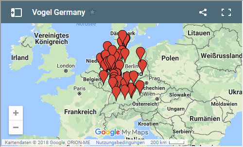 Maps Vogel Germany